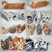 Пенал-косметичка МЕХ, RW11423 ANIMAL, размеры внешние 9x6х28см., внутренние 4x6х20см