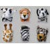 Пенал-косметичка МЕХ, RW11423 ANIMAL, размеры внешние 9x6х28см., внутренние 4x6х20см