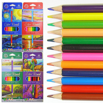 Карандаши 12 цветов, 191047-12, ЛАНДШАФТ